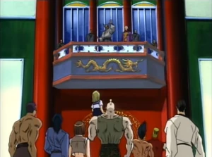 HeihachiMishimaAnime5.png (1.41 MB) Heihachi greeting the fighters.