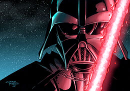 Darth Vader's comic art.