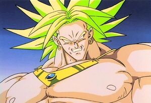 Broly's evil grin.