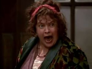 Kathy Bates as Ms. Hannigan in the 1999 Disney Telefilm.