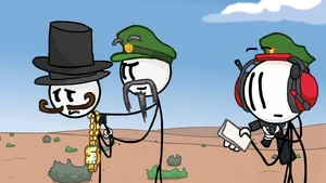 Reginald's arrest in Relentless Bounty Hunter.