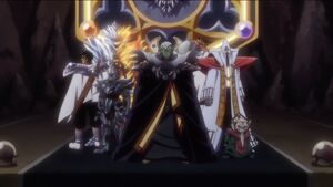The Six Legion Commanders of Vearn's perfect Dark Army.