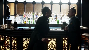 Penguin's crazy reaction about Nygma that makes fun out of him.