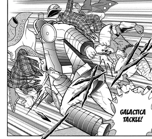 Team Cosmos' Galactica Tackle