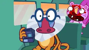 The Baboon stealing Sniffles' identity to make Lumpy believe he is Sniffles.