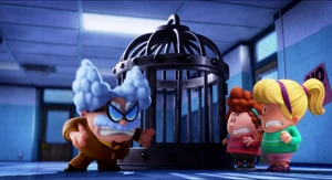 “Because I hate laughter and children, and I got a cage in a brief case.”