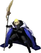 Artwork of Dimitri during the War Phase in Three Houses.