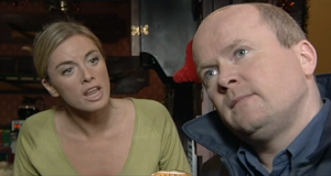 Phil is confronted by Mel for mistreating Lisa in their relationship (2001).