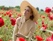 Jade in the poppy fields.