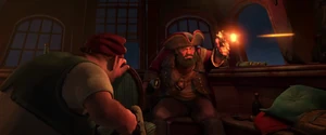 "Board the ship!"