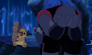 Gantu's fate in Stitch! The Movie.