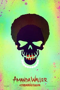 Amanda Waller skull poster