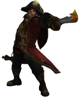 Captain In-game model