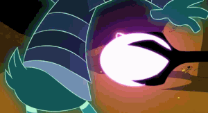 Lena gets killed by Magica, and Webby tries to attack Magica.