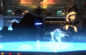 Poggle's death at the hands of Darth Vader