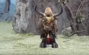 The Bull Demon King's true form, an ox.