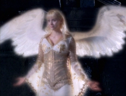 Callisto appears to Eli as an angel.