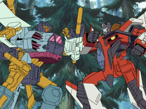 Starscream with Cyclonus