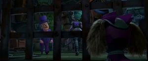 Mayor Humdinger's evil grin.