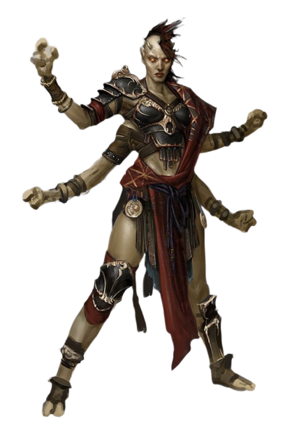 mortal kombat four armed woman