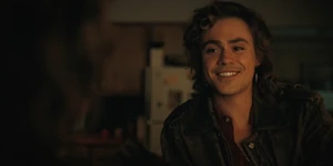 Billy seducing and talking with Karen after she gives him the address and directions to the Byers' house.