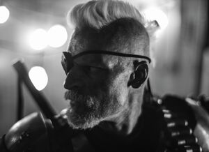 Deathstroke in Zack Snyder's Justice League, as of a member of the Insurgency in the Knightmare future.