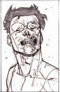 ZombieSinister.png (47 KB) Sinister Mark's original character concept, a zombified Invincible.