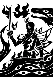 Sikayt (682) with his master, Drakgin.