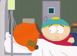 Eric "confessing" to Kenny McCormick that he always considered him his best friend.