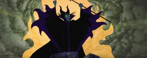 Maleficent's breakdown after she sees Phillip has successfully made it through the forest of thorns.