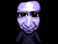 Ao Oni closeup.