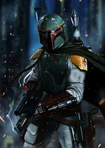 Artwork of Boba Fett.