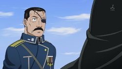 Fullmetal alchemist eyepatch king bradley desktop 1280x720 wallpaper-276811