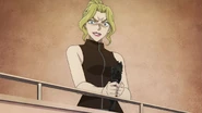 Plamya attempting to gun down everyone in the wedding with sadistic glee.