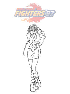 Concept art of Shermie.