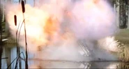 The Lawnmower exploding