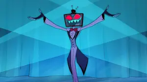 Vox arriving on stage during his rally.