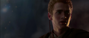 Anakin Skywalker worried
