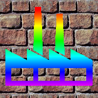 Factorypride.png (56 KB) The Factory's logo for Pride Month in "More Like Rainbow Crapitalism".