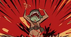 Fliqpy emerge from Sneaky's corpse, as well his first time ever flip-out.