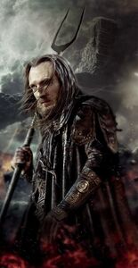 Hades' character poster for Wrath of the Titans.