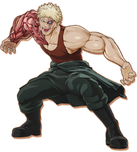 Muscular in My Hero One's Justice.
