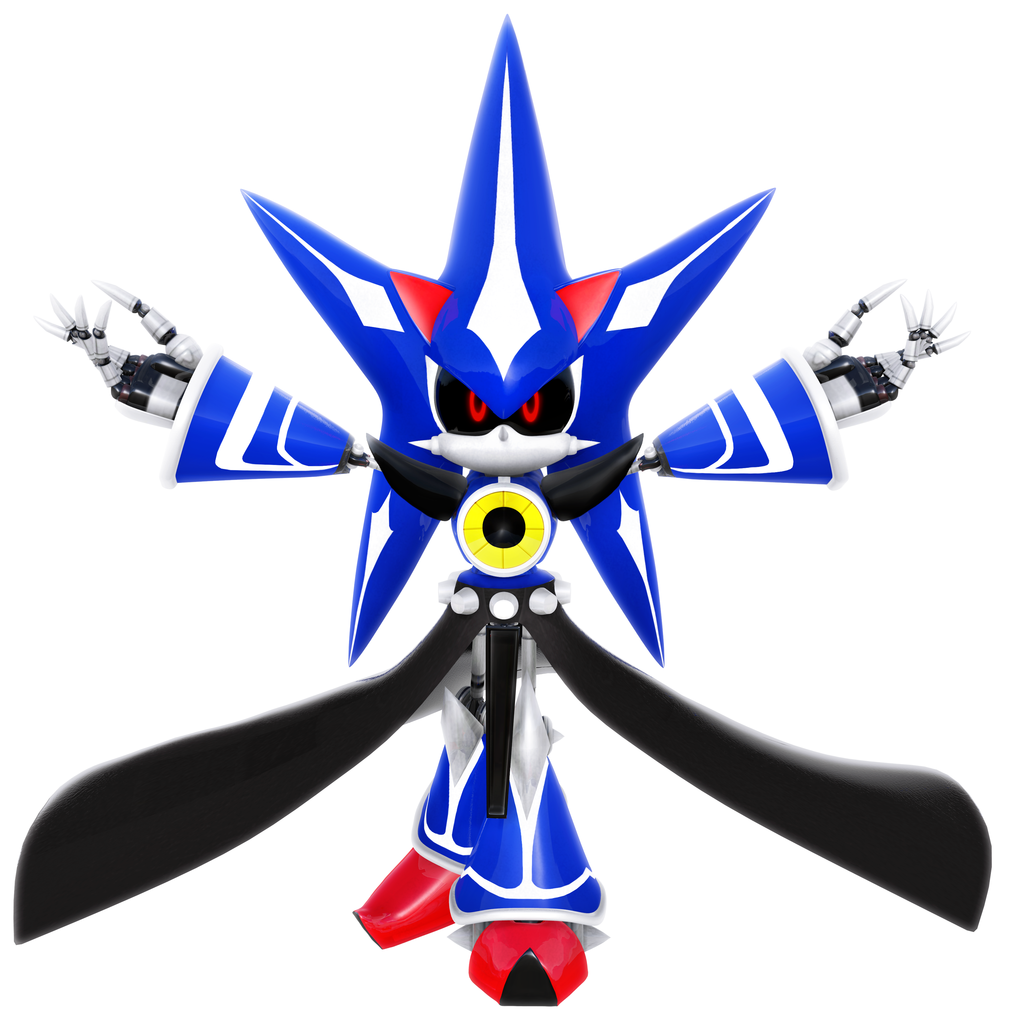 Let's appreciate the fact Neo Metal Sonic exists in 3 different media :  r/SonicTheHedgehog