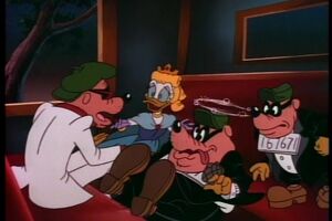 Three Beagle Boys with Goldie (Scroogerello)