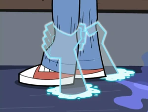 Vlad grabs Danny by the ankles...