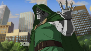 Doctor Doom in Ultimate Spider-Man.