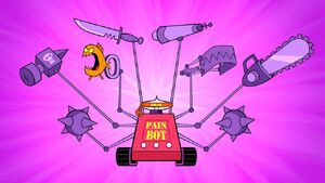 Pain Bot's Many Weapons