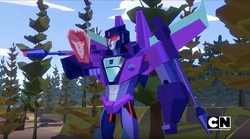 Transformers CYBERVERSE Slipstream – Action Figure Warrior Class, Conversione Veicolo