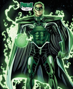 Parallax possessing Hal Jordan.