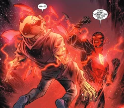 Reverse-Flash drains one of his victims